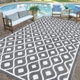 thumbnail image 3 of Outdoor Rugs ;x; Outdoor Patio Rug Reversible Mats RV Camping Rugs Outdoor Area Rug Portable Plastic Straw Rug Outside Rugs for Patio RV Camping Balcony Beach, 3 of 7