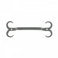 thumbnail image 5 of Renovators Supply Black Wrought Iron Cabinet Handle 4.5" L Rustic Decorative Horn Tip Pull Handle Rust Resistant Drawer and Dresser Door Pulls w/Screws Pack of 10, 5 of 8