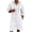 White., variant on HBGVBA Summer 2 Piece Set for Men Long Sleeve Hooded Casual Top Elastic Waist Comfortable Shorts Set