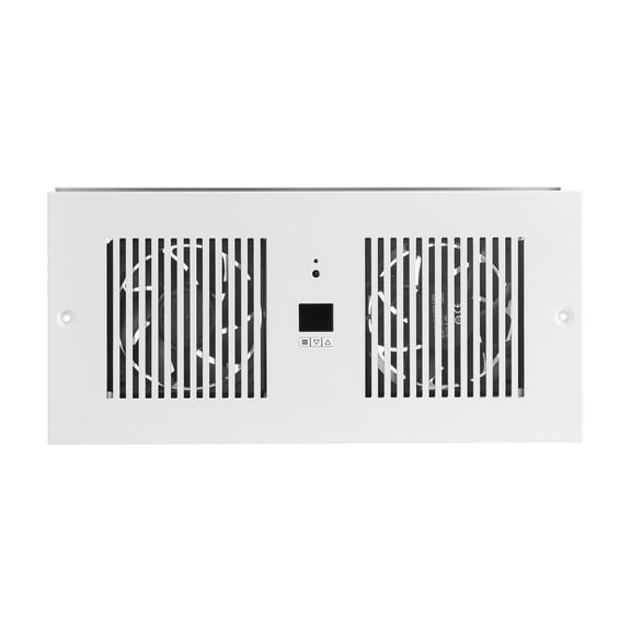 4 Inch Room to Room Fan 2-in-1 300 CFM Through Wall Fan with Remote Control, Adjustable Dual Airflow, 10-Speed Ventilation, Smart Display with Temperature Control for Bedrooms, Living Rooms, Bathroom