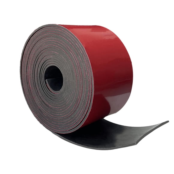 Tiras de goma Salimhib de neopreno de 5 cm de ancho x 1,6 mm de grosor x 6 m