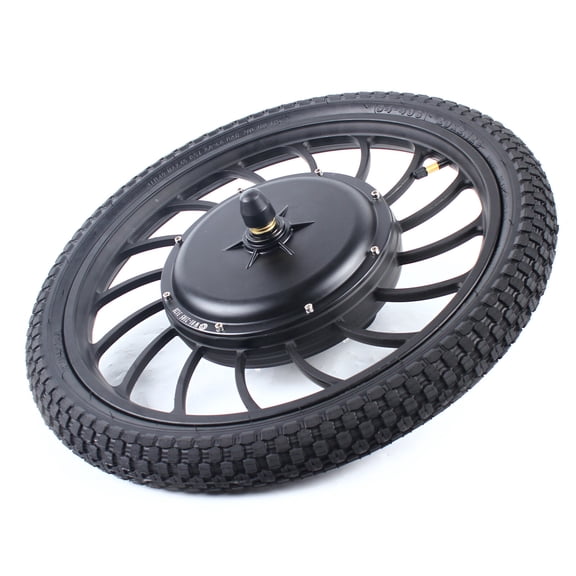 20 Inch E-Bike Integrated Wheel Electric Bike Hub Motor Conversion Kit, 1000W 48V Front Wheel Electric Bicycle Hub Motor Brushless Gearless Motor Kit w/Tire