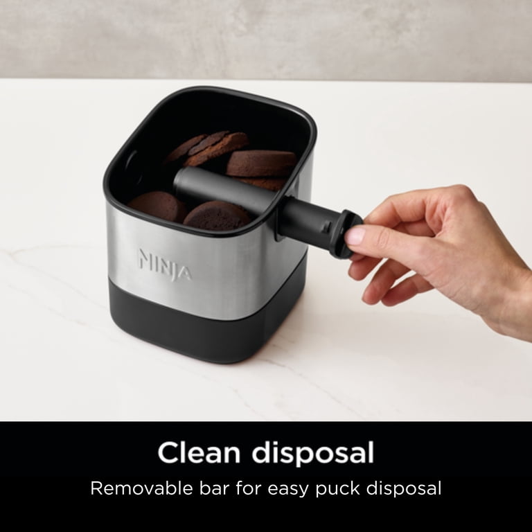 Ninja Luxe Café Knock Box, Accessories for Espresso Machine, Easy