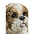 thumbnail image 3 of Hi- Line Gift 87762-BR Shih Tzu Sitting Brown/White Dog Statue, 3 of 7