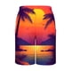 thumbnail image 4 of Pantalones Cortos Casuales para Hombre Imprimir con Bolsillos Pantalones de Playa de Cintura Elástica, Pantalones Cortos de Cintura Elástica para Hombre, 4 of 9