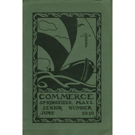 (Custom Reprint) Yearbook: 1919 High School of Commerce - Caduceus Yearbook (Springfield MA)