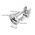thumbnail image 3 of Soporte de Cabeza de Mano Montado en Pared de Aleación de Zinc Uxcell 43x80mm, 3 of 5