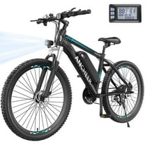 ANCHEER Gladiator 500W 26" Electric Bike for Adults, Electric Mountain Bike with 2.1 Inch eMTB Tire, 48V 10.4Ah Battery, 3H Fast Charge, Shimano 21 Speed, Adults Electric Bicycle UL2849