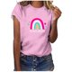 thumbnail image 1 of Camiseta de Profesor de Mujeres, 100 Días Feliz de la Escuela Imprimir Carta de Manga Corta para el Uso Casual Y de Fiesta, la Enseñanza Tee de Moda Temática, 1 of 4