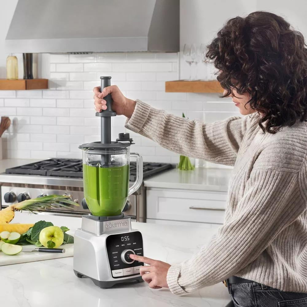Gourmia 1250 W 4-Speed Blender, Gray