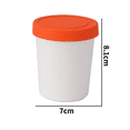 thumbnail image 2 of Cubo de helado de plástico de alta temperatura - pequeño - naranja MFZFUKR CPB-DE-WX813-8, 2 of 5