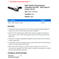 thumbnail image 2 of Right Variable Timing Solenoid - Compatible with 2007 - 2009 Toyota FJ Cruiser 4.0L V6 2008, 2 of 2
