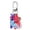 heart 2, variant on Sturdy Acrylic Heart Schematic Keychain Unique Human Heart Keychain Gift for Scientists and Those Interested in Biology