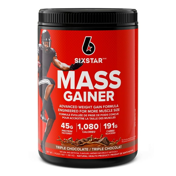 Six Star Mass Gainer, Muscle Builder Whey Protein Powder and Creatine Monohydrate, Max Protein Weight Gainer for Men and Women, Creatine Supplements, Chocolate, 4 lbs