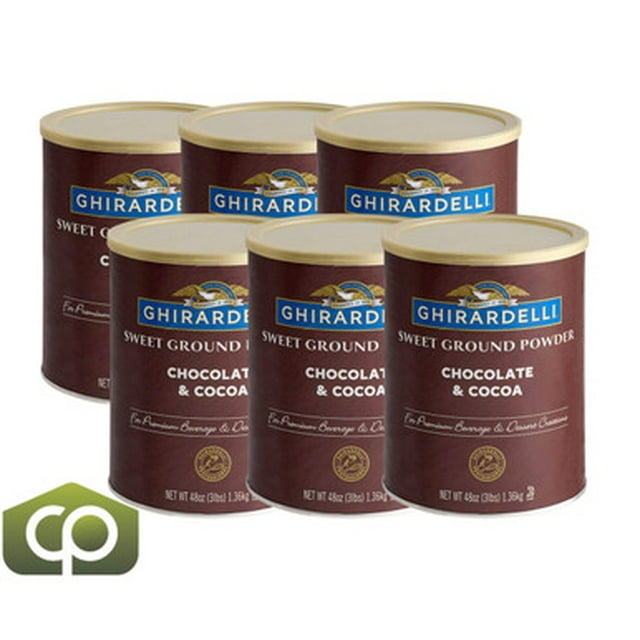 Ghirardelli 3 lb. (1.36 kg) Sweet Ground Chocolate & Cocoa Powder - Crafting Excellence(6/Case)
