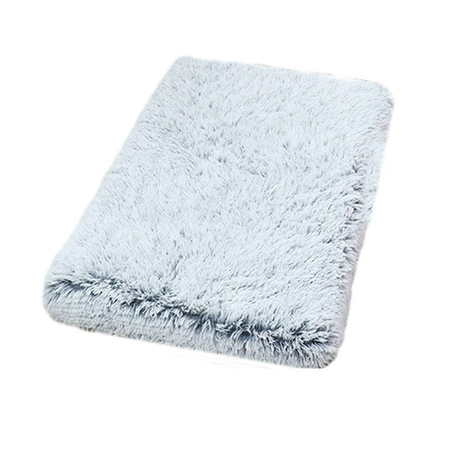 Dalazy Suitable For All Breeds Dog Bed Easy To Clean Durable Pet Cushion Polyester Pet Mat Value For Money grey white XL100*60*10cm 1Set