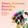 thumbnail image 2 of Pureboost Immune Clean Energy Booster, Combo Pack 10 Count, Refreshing Energy Drink Mix and Immunity Supplement with Elderberry, 1,200 mg Vitamin C, Vitamins A + D, and Zinc. Sugar-Free, 2 of 6