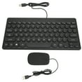 thumbnail image 4 of Wired USB Keyboard & Mouse Combo, Ergonomic Design, QWERTY UK Layout,  Compatible, Plug And Play, 78 Keys Round Keycap 4 Mouse Buttons, For PC Laptop, 4 of 8