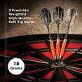 thumbnail image 6 of Viper Sure Grip Soft Tip Dart Set, 16 Grams, Orange, 6 of 7
