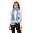 thumbnail image 2 of FORMRS Womens Scarf Winter Soft Long Big Warm Shawls Wrap Tassel Scarves, Purple Night Deer, 2 of 9