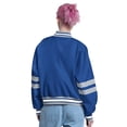 thumbnail image 2 of Women's Starter  Royal Los Angeles Dodgers Interception Full-Snap Varsity Jacket, 2 of 3