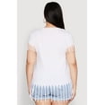 thumbnail image 5 of Womens Plus Size Fringe Tee, 5 of 5