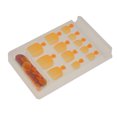 thumbnail image 4 of 24 Unids Set de Uñas Postizas Sunnimix Color Naranja Tamaño, 4 of 8