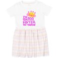 thumbnail image 3 of Inktastic I'm the Big Sister to Twins. Girls Toddler Dress, 3 of 5