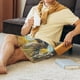 thumbnail image 5 of Balery Funny Countryside Donkey Pantalones cortos de pijama de punto de algodón para hombre con cinturilla y bolsillos-4X-Large, 5 of 6