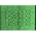 thumbnail image 1 of Ahgly Company Indoor Rectangle Oriental Emerald Green Industrial Area Rugs, 7' x 10', 1 of 4