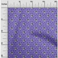 thumbnail image 2 of oneOone Polyester Spandex Medium Purple Fabric Bull Fabric For Sewing Printed Craft Fabric By The Yard 56 Inch Wide, 2 of 5
