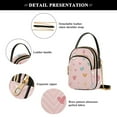 thumbnail image 4 of FORMRS Crossbody Bag for Women Quilted Travel Shoulder Cell Phone Purse with Chain Strap Handbag, Love in The Air, 4 of 7