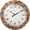 12.6 inch, variant on Series, Rustic Woven Clock