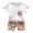 Orange, variant on Zshosam Summer Baby Boy Clothes Newborn Boy's 2 Piece Outfits Short Sleeve Crew Neck Graphic Tees and Shorts Teen Clothes Size 18 24 Months,(Yellow 18-24 Months)