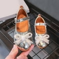 thumbnail image 6 of Otqutp Soft Sole Flower Girls Shoes 1-6 Years Fashion Autumn Girls Casual Shoes Flat Lightweight Pearl Rhinestone Bow Cute Dress Shoes, 6 of 7