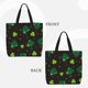 thumbnail image 2 of Disketp St. Patrick's Day8 Bolsa Tote de Lona para Mujer, Bolso de Hombro y Cruzado con Cierre de Cremallera, 2 of 6