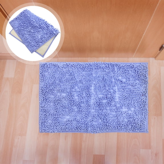FOMIYES Absorbent Bathroom Rug Non- Floor Mat Soft Water-Resistant Bath Mat for Home Bathroom Accessory