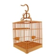 thumbnail image 4 of MasteelfCA 1 Set Bird Cage Plastic Parrot Cockatiel Cage with Standing Pole Hanging Hook, 4 of 8