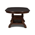 thumbnail image 4 of New Classic Furniture Bixby Contemporary Solid Wood Dining Table in Espresso, 4 of 5