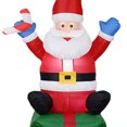 thumbnail image 2 of Muñeco Nieve Gigante Dibujos Animados Ramita Adorno Regalos Creativos Inflables Nuevo, 2 of 9