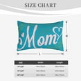 thumbnail image 6 of Bixox Thank You Mom Printed Pillow Protector,Super Soft Ideal for Home,Guests,Rentals - 16"x24", 6 of 8