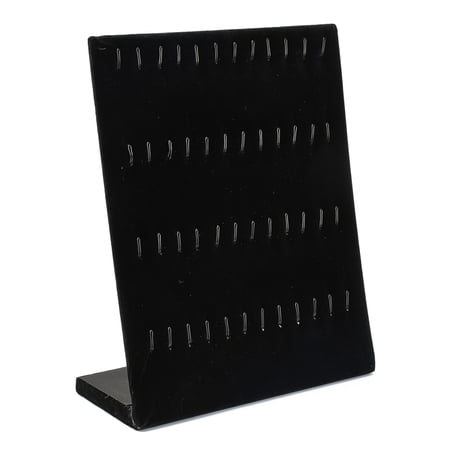 5pcs Velvet Pendants Displays Black 20.2x8.2x25.5cm