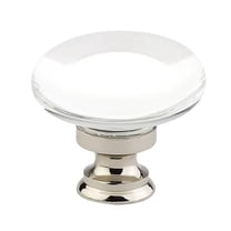 Emtek 86567US4 1.375 in. Crystal Providence Round Cabinet Knob