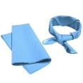 thumbnail image 4 of BASICO 12pk Sky Blue Bandana Face Covering | 100% Cotton Bandana for Men Women | Face Bandana Headband, 4 of 8