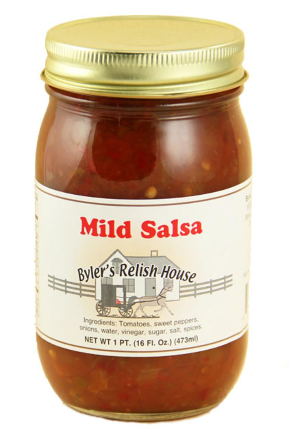 Byler's Relish House Homemade Amish Country Mild Salsa 16 oz. by Byler's Relish House