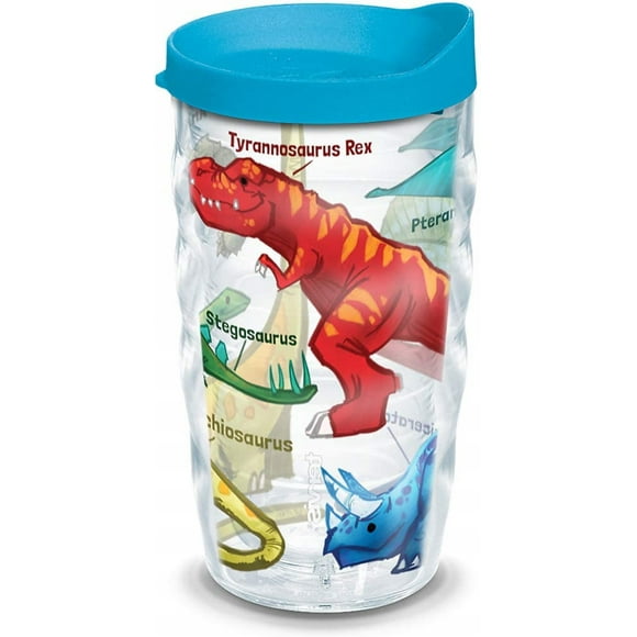 Vaso aislado con envoltura y tapa Tervis 1124625 Dinosaurios