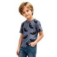 thumbnail image 4 of JAJAHO Kids Halloween T Shirts Bat Print Short Sleeve Crew Neck Graphic Tees For Boys Girls 4-13Y, 4 of 4