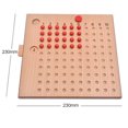 thumbnail image 5 of Juguetes didácticos de matemáticas Montessori para niños tablero de división múltiple matemáticas, 5 of 5