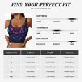 thumbnail image 5 of Pofeuu Bohemian Vintage Pattern Print Sports Bra for Women Sexy Vest Yoga Running Gym Fitness Crop Bras Tops-Large, 5 of 8