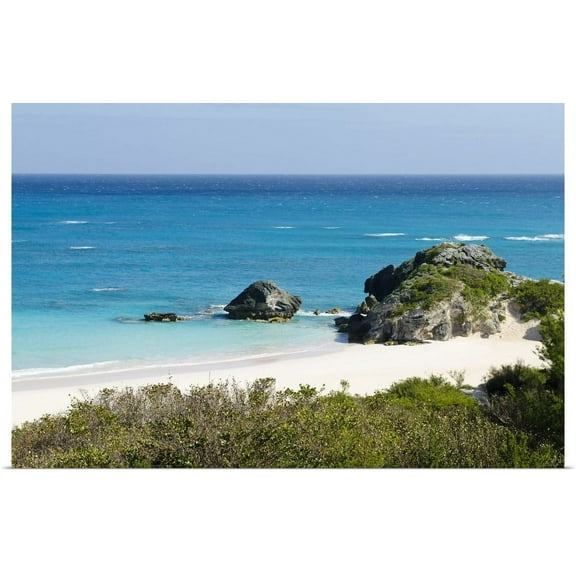 GBC | "Horseshoe Bay beach, Bermuda" Art Print - 30x20